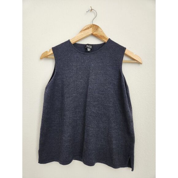 Eileen Fisher 100% Merino Wool Knit Tank Top | Size XS - Picture 1 of 8
